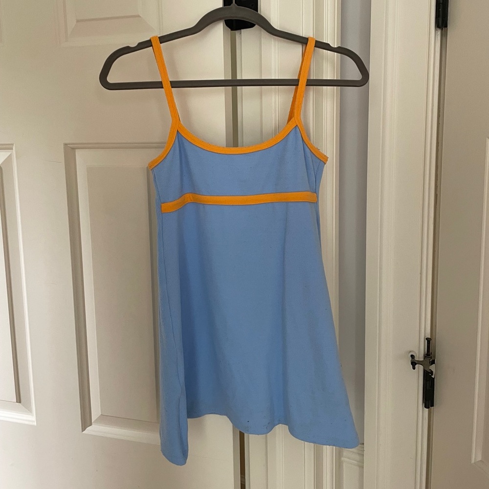 Frankie’s Bikinis Blue & Orange Terry Dress
